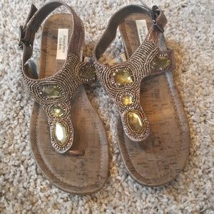 Simply Vera Wang Wedge Flip Flips Sandals